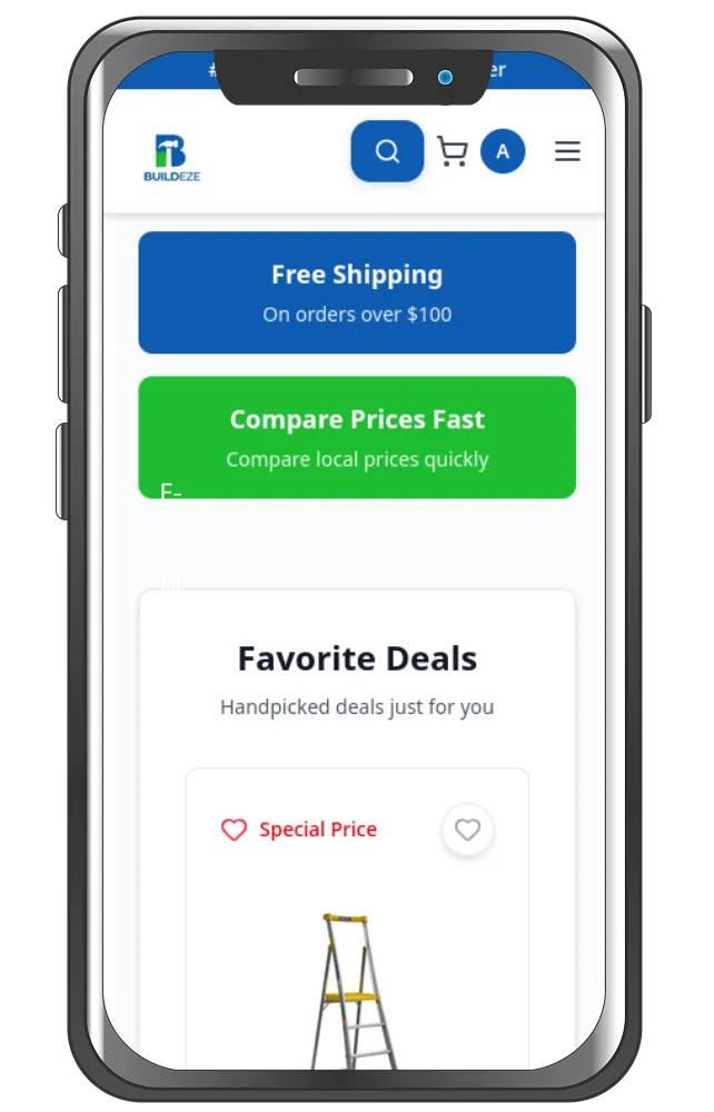 BuildEze mobile app preview